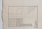 F. Janssens, Architectural Drawing of Living, 1950er, Drawing on Paper 4