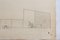 F. Janssens, Architectural Drawing of Living Room, 1950s, Dessin sur Papier 2