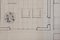 F. Janssens, Architectural Drawing of Reception Room, 1950er, Drawing on Paper 5