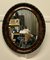 Ovaler Spiegel im Edwardianischen Scumble-Finish, 1890er 5