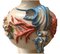 Pompejanische Vase mit Muscheln und Korallen von Enio Ceccarelli 4