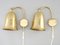 Sconces in Perforated Brass, Sweden, 1960s, Set of 2 1