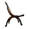 Vintage Stuhl aus Leder & Mahagoni von Pierre Lottier für Valenti, Spain 4