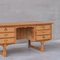 Mid-Century Danish Oak Desk attributed to Henning Kjaernulf, Image 16