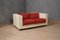 Mod. Saratoga White and Red Sofa by Massimo Vignelli, 1964, Image 1