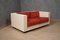 Mod. Saratoga Sofa in Weiß & Rot von Massimo Vignelli, 1964 12