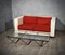 Mod. Saratoga Sofa in Weiß & Rot von Massimo Vignelli, 1964 9