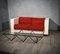 Mod. Saratoga Sofa in Weiß & Rot von Massimo Vignelli, 1964 2