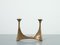 Mid-Century Candleholder in Bronze by Michael Harjes, 1960s 8