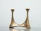 Mid-Century Candleholder in Bronze by Michael Harjes, 1960s, Image 1