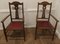Arts and Crafts Oak Carver Chairs, Set of 2, Image 3