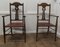 Arts and Crafts Oak Carver Chairs, Set of 2, Image 6