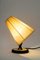 Bakelite Table Lamp with Fabric Shade, Vienna, 1960s, Image 8