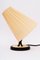 Bakelite Table Lamp with Fabric Shade, Vienna, 1960s, Image 2
