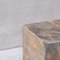 Large Mid-Century Stone Cube Side Table 8
