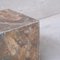 Large Mid-Century Stone Cube Side Table 6