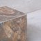 Large Mid-Century Stone Cube Side Table, Image 6