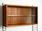 Teak String Wall Unit with Sliding Glass Door Cabinet and Two Shelves by Nisse Strinning, 1960s, Image 5