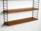 Teak String Wall Unit with Sliding Glass Door Cabinet and Two Shelves by Nisse Strinning, 1960s, Image 9