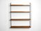 Teak Wall Unit with 4 Shelves by Nisse Strinning, 1960s 2