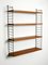 Teak Wall Unit with 4 Shelves by Nisse Strinning, 1960s 1