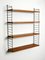 Teak Wall Unit with 4 Shelves by Nisse Strinning, 1960s, Image 1