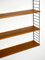 Teak Wall Unit with 4 Shelves by Nisse Strinning, 1960s 5