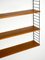 Teak Wall Unit with 4 Shelves by Nisse Strinning, 1960s, Image 5