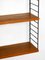 Teak Wall Unit with 4 Shelves by Nisse Strinning, 1960s 8