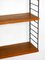 Teak Wall Unit with 4 Shelves by Nisse Strinning, 1960s, Image 8