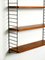 Teak Wall Unit with 4 Shelves by Nisse Strinning, 1960s, Image 6