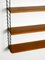 Teak Wall Unit with 4 Shelves by Nisse Strinning, 1960s, Image 11