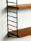Teak Wall Unit with 4 Shelves by Nisse Strinning, 1960s, Image 12