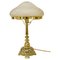 Historistic Table Lamp with Cut Glass Shade, Vienna, 1890s 1