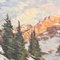 Lucien Quenard, Alpine Landscape, 1963, Huile sur Toile, Encadrée 5