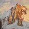 Lucien Quenard, Alpine Landscape, 1963, Huile sur Toile, Encadrée 3