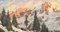 Lucien Quenard, Alpine Landscape, 1963, Oil on Canvas, Framed 1