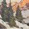Lucien Quenard, Alpine Landscape, 1963, Oil on Canvas, Framed 6