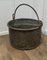 Large Beaten Brass Log Bin 7