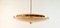 Brass Suspension Light with Double Salmon Pink Glass Shade 13
