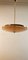 Brass Suspension Light with Double Salmon Pink Glass Shade, Image 15