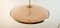 Brass Suspension Light with Double Salmon Pink Glass Shade 17