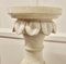 19th Century Carved White Marble Torchere 4