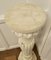 19th Century Carved White Marble Torchere 5