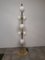 Brass Floor Lamp with Oval Glasses 6