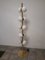 Brass Floor Lamp with Oval Glasses 12