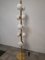 Brass Floor Lamp with Oval Glasses 5