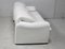 Maralunga Sofa in White Leather by Vico Magistretti for Cassina, Italy, 1970s 23