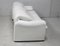 Maralunga Sofa in White Leather by Vico Magistretti for Cassina, Italy, 1970s, Image 23