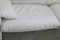 Maralunga Sofa in White Leather by Vico Magistretti for Cassina, Italy, 1970s 18